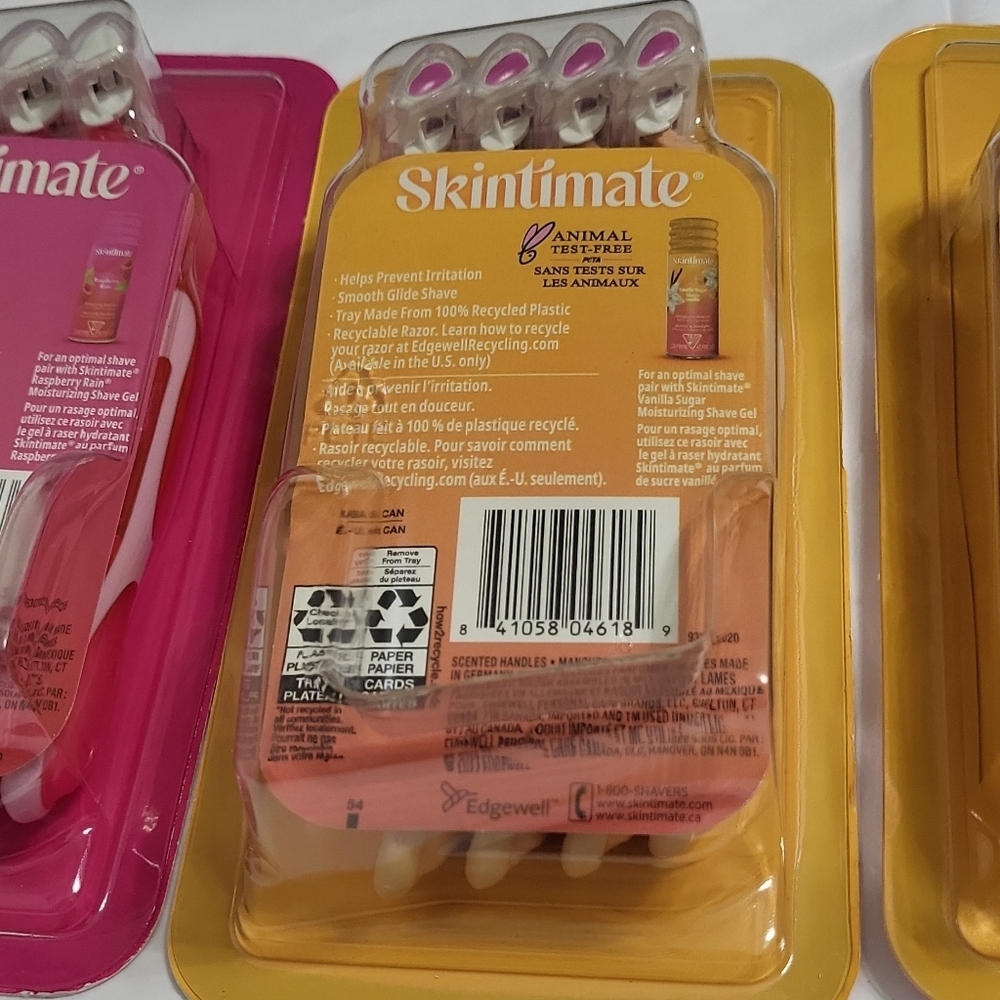 Skintimate Raspberry Rain and Vanilla Sugar Razors - Picture 7 of 13